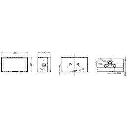 Inserto a legna SKYLINE 1000 Thermorossi 10,6 kW 5 stelle