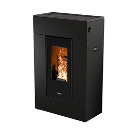 Stufa a pellet Thermorossi SlimQuadro Lumia Metalcolor 10,2 Kw 5 Stelle