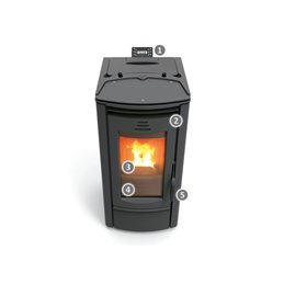 Thermorossi 5000 Easy 9.2 kW 4-star pellet stove