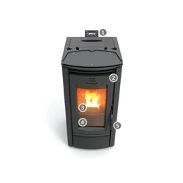 Thermorossi 5000 Easy 9.2 kW 4-star pellet stove