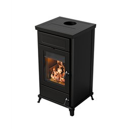 Termostufa a legna DORA Easy Thermorossi 15,1 kW 5 stelle Ready to start