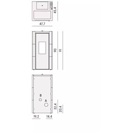 Stufa a pellet CADEL Cristal 7