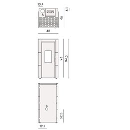 Stufa a pellet CADEL Cristal 7