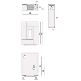 CADEL Grace 7 pellet stove