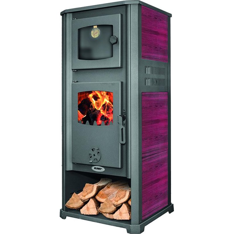 Stufa a legna con forno Blinky ROMA – 11,3 kW | 4 Stelle