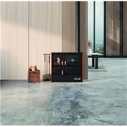 Cucina a legna BLINKY ROSSELLA 9 kW con forno | 3 stelle