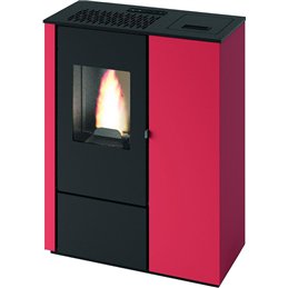 Stufa a pellet slim AURORA – Punto Fuoco 8 kW | 5 stelle