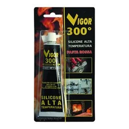 Silicone VIGOR HT‑300 Rosso – Alte temperature 300 °C – Tubetto 70ml.