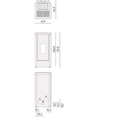 Stufa a pellet CADEL Icon Plus 9 Canalizzabile
