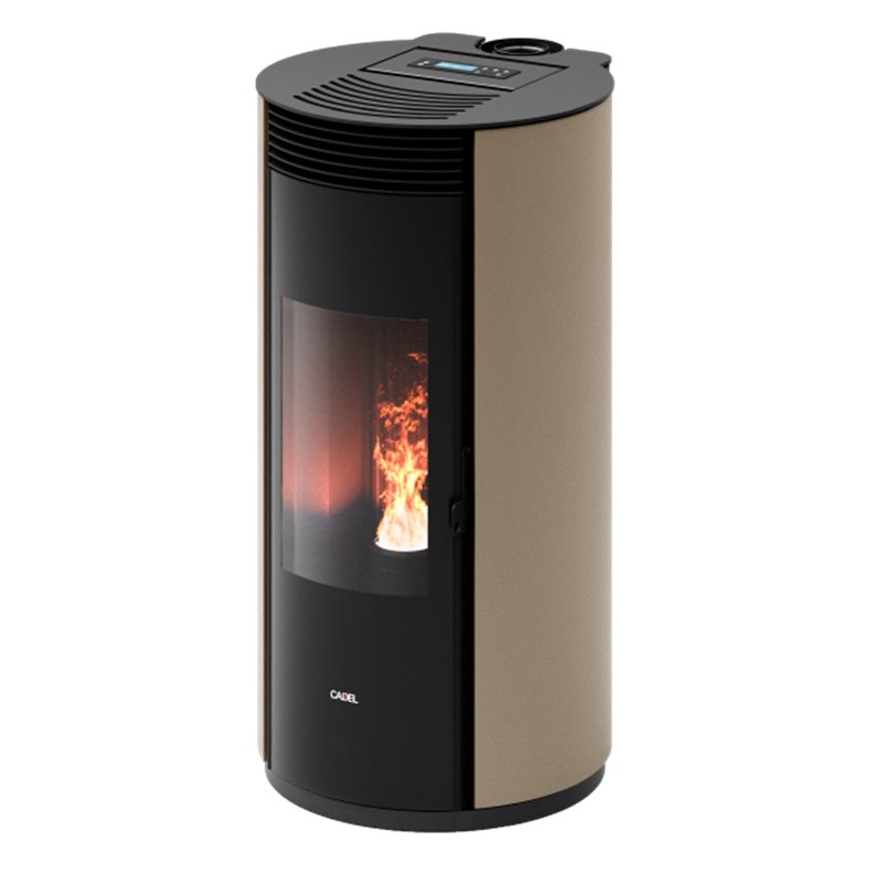 CADEL Spin Plus 9 Airtech self-cleaning pellet stove, ductable