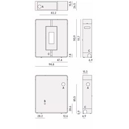 Stufa a pellet CADEL Tile Plus 10 Canalizzabile