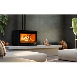 Stufa camino a legna appendibile MOON Thermorossi 10,6 kW 5 stelle