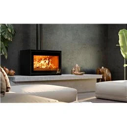 Thermorossi PANORAMA WALL 10.5 kW 5-star three-sided wood-burning insert
