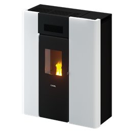 CADEL Maia IDRO 16 Pellet Stove – 16.1 kW, Slim Design, Wi-Fi