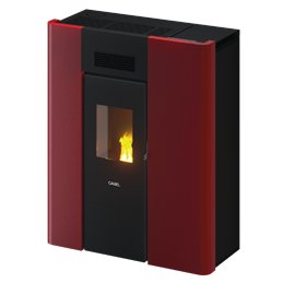 Termo Stufa a Pellet CADEL Maia IDRO 16 – 16,1 kW, Design Slim, Wi-Fi