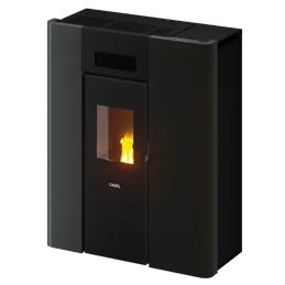 CADEL Maia IDRO 16 Pellet Stove – 16.1 kW, Slim Design, Wi-Fi