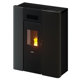 Termo Stufa a Pellet CADEL Maia IDRO 16 – 16,1 kW, Design Slim, Wi-Fi