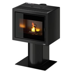 CADEL Quasimodo 9 Pedestal Up-Twin Pellet Fireplace Stove