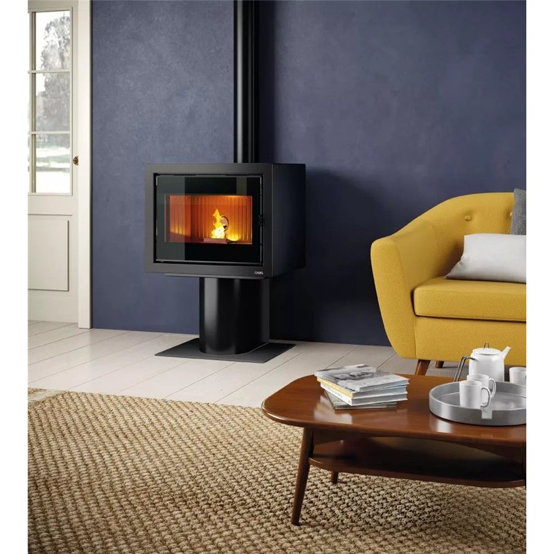 CADEL Quasimodo 9 Pedestal Up-Twin Pellet Fireplace Stove