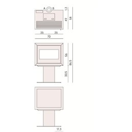 CADEL Quasimodo 9 Pedestal Up-Twin Pellet Fireplace Stove