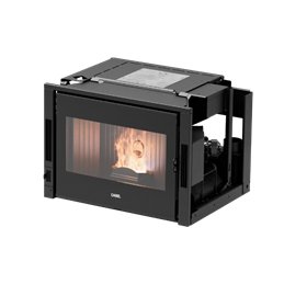 nserto camino a pellet CADEL Zefiro 9 – Potenza, eleganza e controllo smart