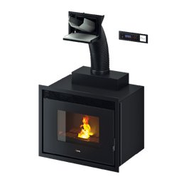 CADEL Saturno IDRO 16 Pellet Fireplace – Minimalist Design, Hydro Power, and Smart Control