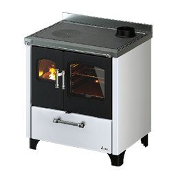 Cucina a legna Cadel Smart 80S 7,5 kW con forno – da incasso o