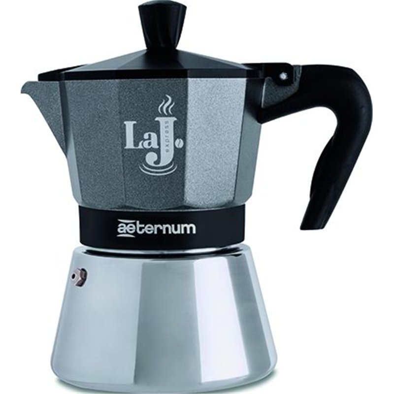 AETERNUM LA J Moka 6-cup coffee maker for INDUCTION hobs