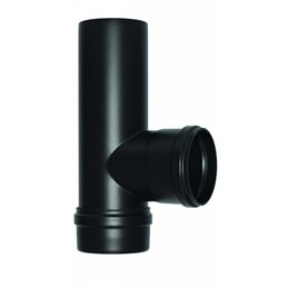 SMALBO Ø80 mm T-Pipe Male/Female with Silicone Gasket for Pellet Stoves