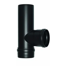 SMALBO Ø80 mm T-Pipe Female/Female with Silicone Gasket for Pellet Stoves