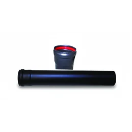 Tubo da 0,25 m SMALBO Pellet Ø80 mm con Guarnizione Siliconica – Acciaio Porcellanato 1,2 mm