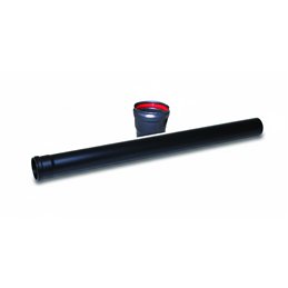 Tubo da 2 m SMALBO Pellet Ø80 mm con Guarnizione Siliconica – Acciaio Porcellanato 1,2 mm