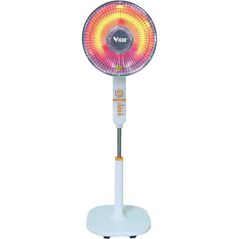 Stufa elettrica a piantana tipo ventilatore 500/1000W Vigor YUKI