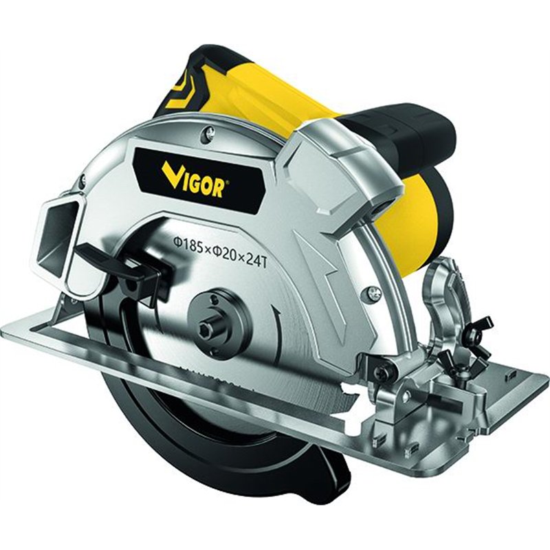 Sega circolare VIGOR VSC-186 1500W con guida laser