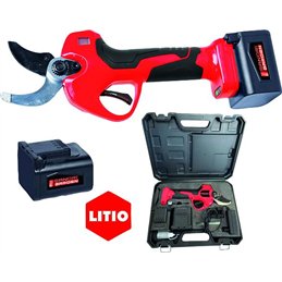 Forbice per potatura a batteria SANDRIGARDEN SG-FP 4000LI 21V 4Ah con 2 batterie