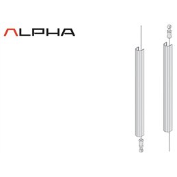 CISA Alpha Vertical Rod Kit with Cable Art. 7A63.0C