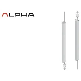 Kit Aste Verticali con Cavo CISA Alpha Art. 7A63.0C