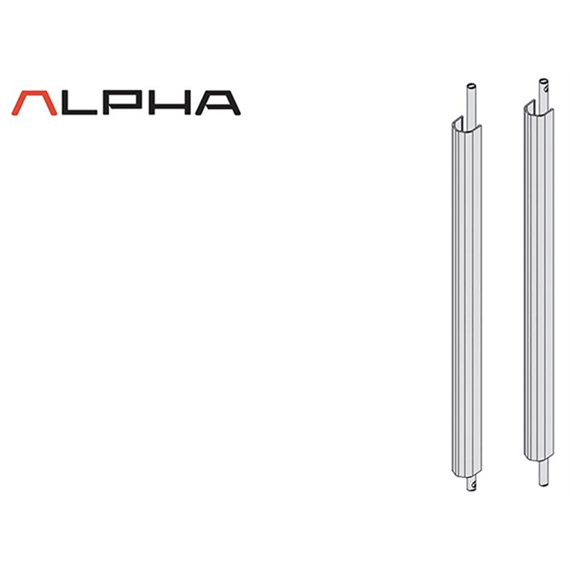 Vertical Rod Kit with CISA Alpha Bar Art. 7A63.0A