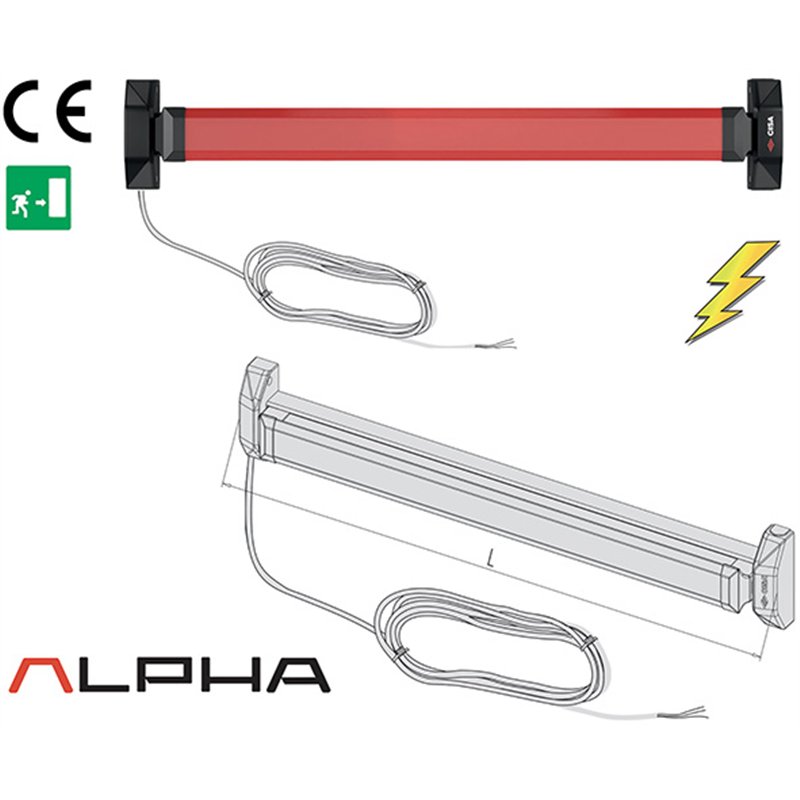 CISA Alpha Motorised Panic Exit Device Art. 5M851
