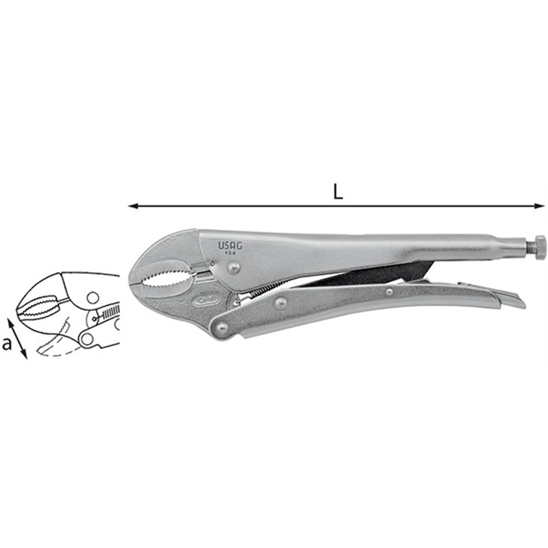 PINZE USAG AUTOBLOCCANTI 134 250 