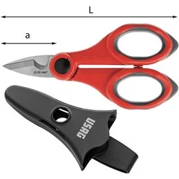 FORBICI USAG ELETTRICISTA INOX 207D