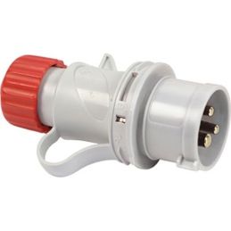 Spina industriale CEE 400V 3P+N+T IP44 16A Rossa 70105