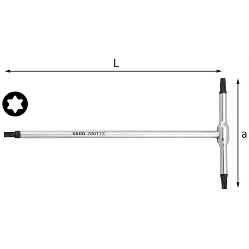 CHIAVI USAG M.TORX A T 280TTX T25 