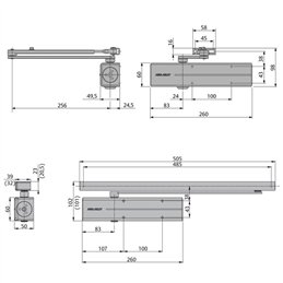 Chiudiporta ASSA ABLOY DC300