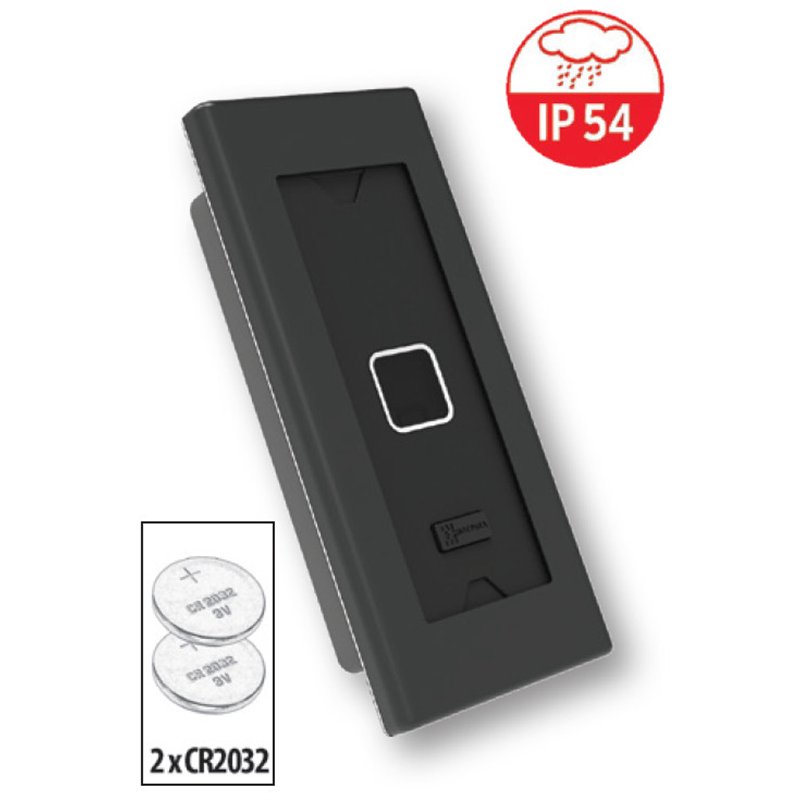 Lettore biometrico comando serratura B-TRACK Mottura 99BTRK da incasso