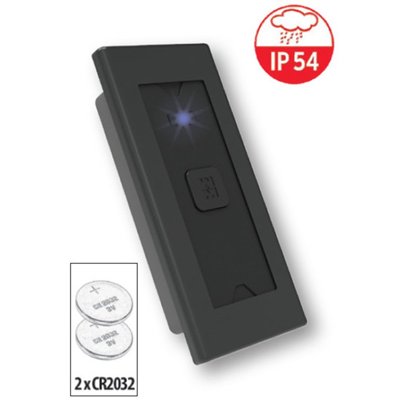 Mottura 99 BTAG tag reader lock control, flush-mounted version