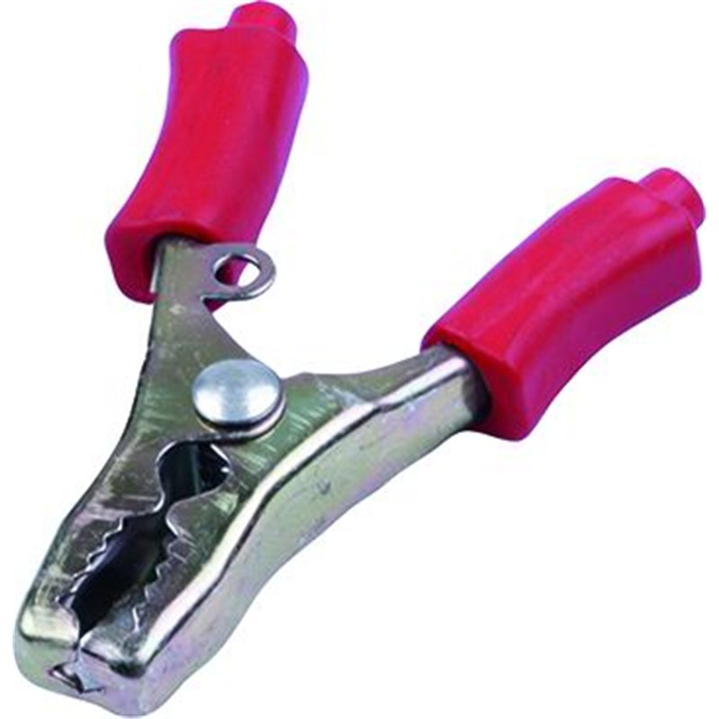 Vigor battery charger clamps, 50A, galvanized steel with insulated handles