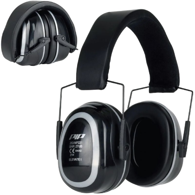 PIP Elevate I 263‑NP221 earmuffs – SNR 27 dB