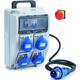 Quadro distribuzione elettrica cantiere 2240-E/PF STOP 220V