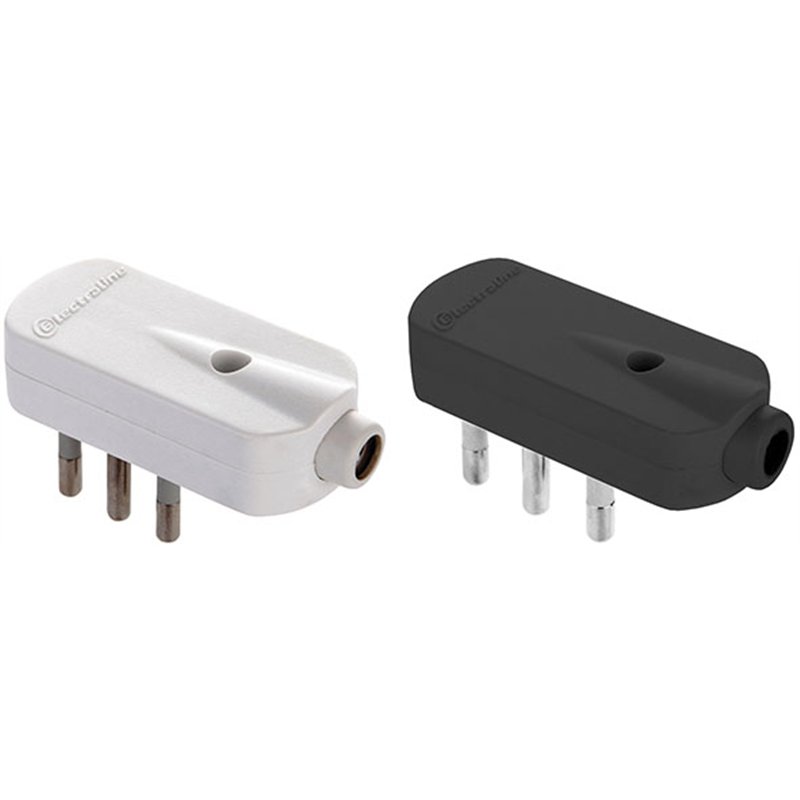 Electraline Right‑Angle Plug 71908 – 10A